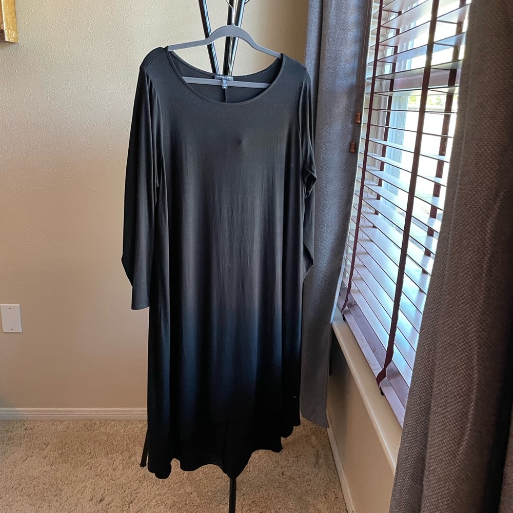 Eileen Fisher asymmetrical hem dress